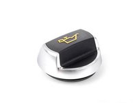 ES#3516769 - 9P1115423A - Porsche 911 Oil Cap - Black and satin aluminum colored valve cover mounted oil cap from the Porsche 991 - Genuine Porsche - Audi Volkswagen Porsche