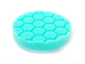 ES#2626470 - BUFX103HEX4 - 4" Green Hex Logic Polishing Pad - 1000 To 1500 Grit - Offers the versatility of cutting or polishing - Chemical Guys - Audi BMW Volkswagen Mercedes Benz MINI Porsche