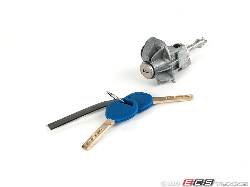 Genuine BMW 51218244051 E46 Door lock cylinder with key Left (51