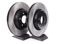 ES#2153914 - 40506018 - Rear Brake Rotors - Pair (345x24) - Budget friendly rotors. - OP Parts - BMW