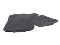 ES#2641598 - 51472311024 - Front Rubber Floor Mats - Black - Protects your floor and carpet from moisture - Genuine BMW - BMW