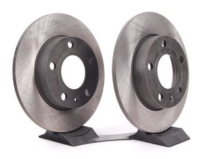 Meyle 255x12 - 8E0615601QKT5 Pair Rear Brake Rotors