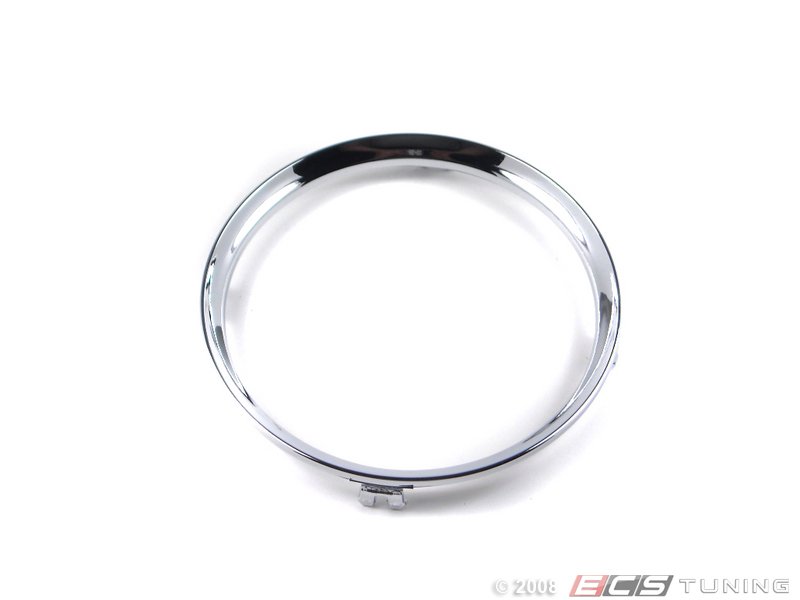 Genuine MINI 51162756172 Trim Ring For Rear Cup Holder Chrome (51