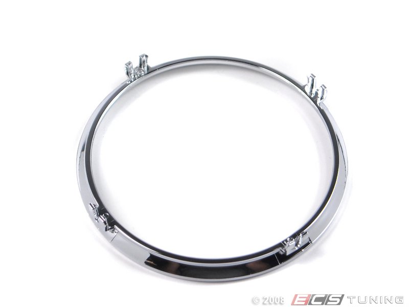 Genuine MINI 51162756172 Trim Ring For Rear Cup Holder Chrome (51