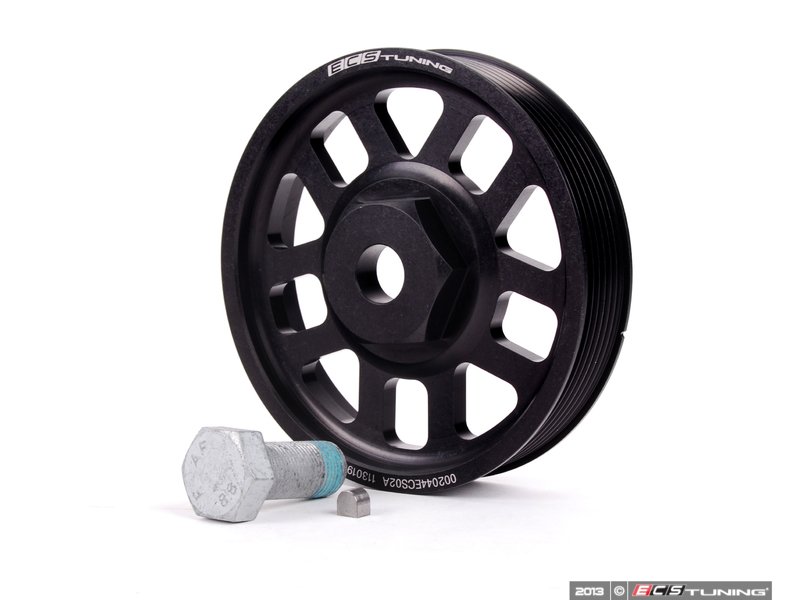 ECS VR612VCPKIT ECS SuperLightweight Crank Pulley Black