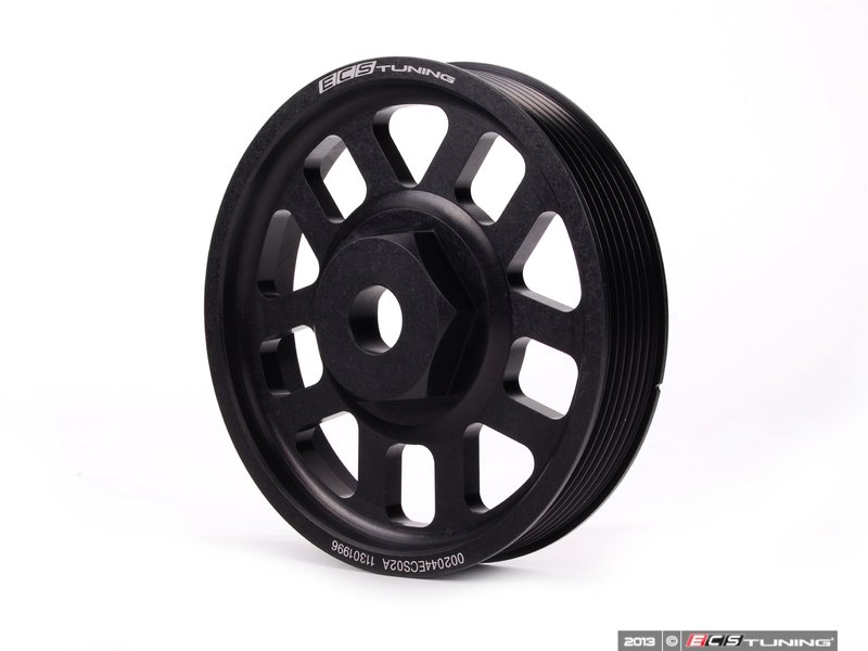 ECS VR612VCPKIT ECS SuperLightweight Crank Pulley Black