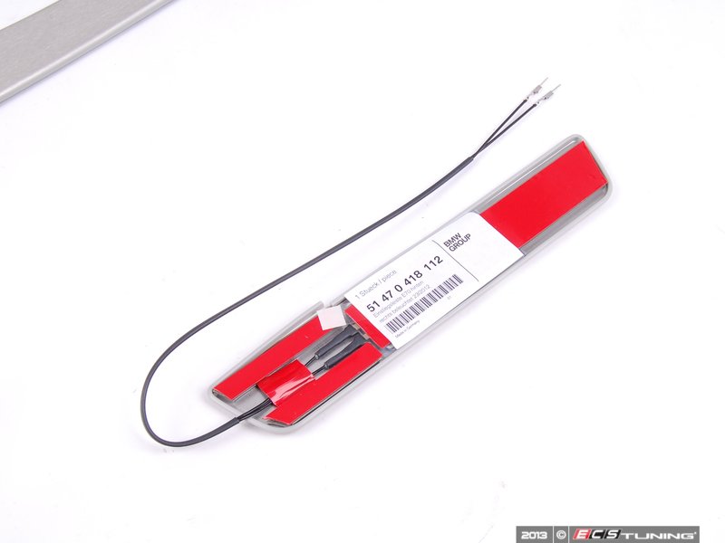 Genuine BMW 51470418105 Illuminated Door Sill Strip Retrofit Kit