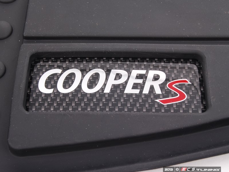 Genuine MINI 51472181811 Cooper "S" Logo Front Rubber Factory Floor