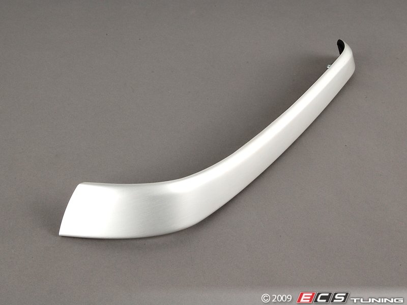 Genuine BMW 51426982473 E90 Fine Brushed Aluminum Rear Door Trim