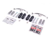 ES#2593942 - 8K0698135AKT1 - Front Pad & Rotor Installation Kit - Pick up new hardware to ensure a long life for your brakes - Assembled By ECS - Audi