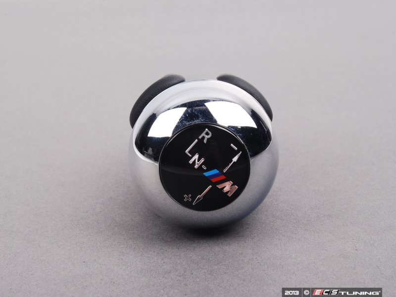 Genuine BMW 25162282810 E46 M3 SMG Shift Knob Schwarz Leather (25