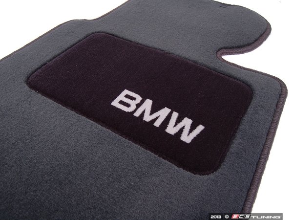 Genuine BMW - 82111468285 - Floor Mat Set - Black (82-11-1-468-285)