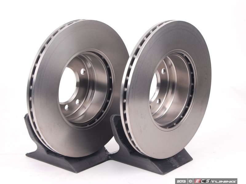 Genuine BMW 34116767061KT Front Brake Rotors Pair (296x22)