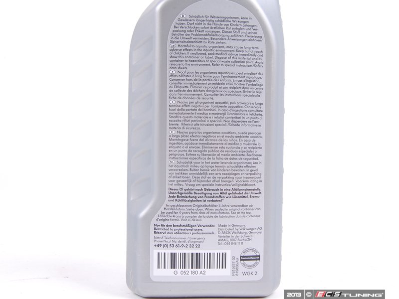 Genuine Volkswagen Audi - G052180A2 - CVT (Multitronic) Automatic ...