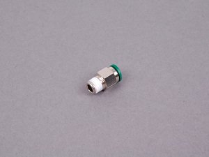 ES#1895475 - 21839 - Straight Fitting - Priced Each - Straight male fitting 1/8" NPT X 1/4" tube - Air Lift - Audi BMW Volkswagen Mercedes Benz MINI Porsche