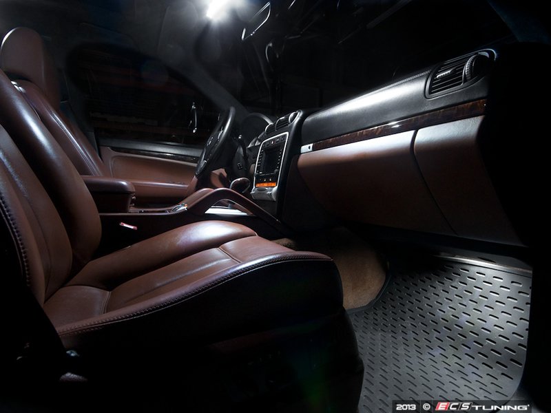ECS News Porsche 957 Cayenne Ziza LED Interior Lighting Kit