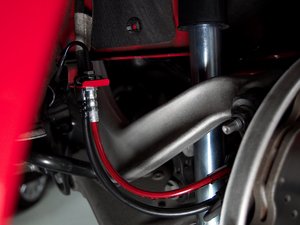 ES#3450989 - 024671ECS02 - Rear Exact-Fit Stainless Steel Brake Lines - Rear set of DOT-compliant lines for an improved pedal feel - ECS - Audi