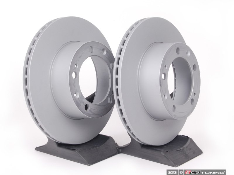 Zimmermann 94435104105KT1 ZCoated Front Brake Rotors Pair 11.12