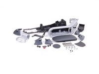 ES#3613017 - 51160398630KT - Armrest Retrofit Kit - White Silver - For installation of the factory armrest : Does not include 84130399610 adapter plate - Genuine MINI - MINI