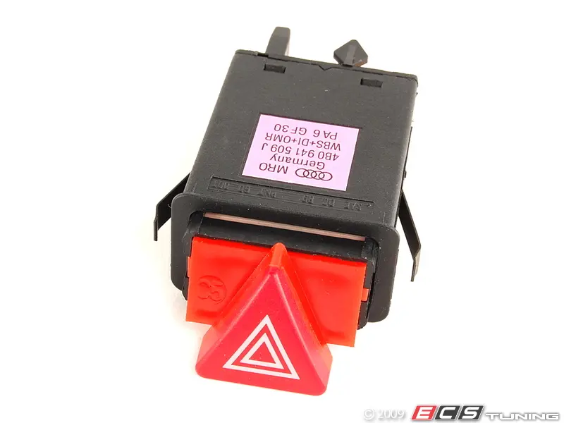 Hazard Warning Emergency Flasher Switch Replacement for Audi 4B0 941 509 K B98
