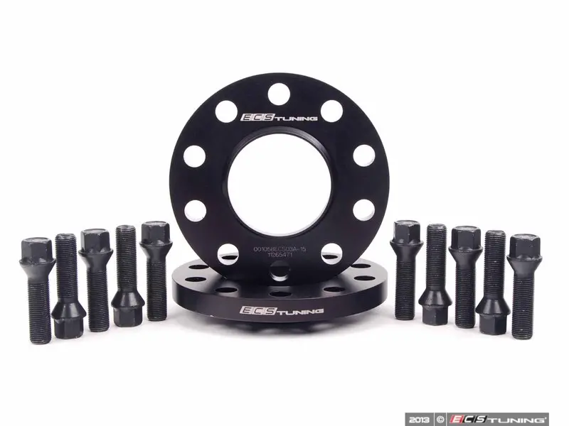 4 X 15MM WHEEL SPACERS HUBCENTRIC & BOLTS FIT FOR BMW 2 SERIES E6 E10 F22 F23 