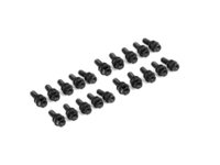 ES#2598487 - PS19D28MWZNKT - Black Stock Length Wheel Bolts - Set Of 20 - Replace your rusted and weathered stock lug bolts with a stylish alternative - 45mm shaft (30mm length under seat) - ECS - Porsche