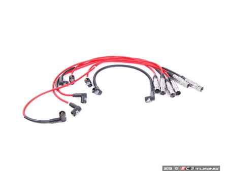 ES#7816 - 357998031A-Kar - Red Ignition Wire Set - Prevent misfires or ground outs from having old/worn ignition wires - Karlyn - Volkswagen