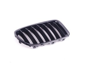 ES#2599366 - 51712297586 - BMW Performance Kidney Grille - Right - Change the attitude of your X1 with blackout grilles - Genuine BMW M Performance - BMW