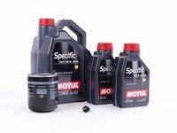 ES#2678578 - 078115561JKT5 - Premium Oil Service Kit - With ECS Magnetic Drain Plug - Includes Mann oil filter and Motul Premium 5w-40 oil - Assembled By ECS - Audi