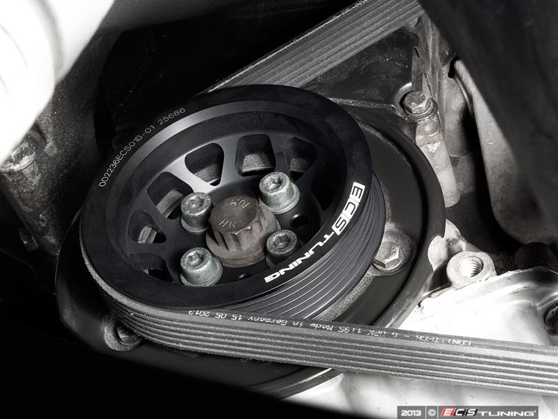 ECS MK44CPK Lightweight Underdrive Pulley Set Black