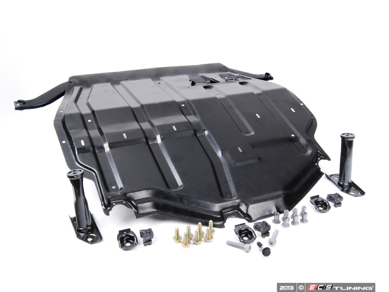 ECS News VW MKIV Jetta 2.0L Steel Skid Plate