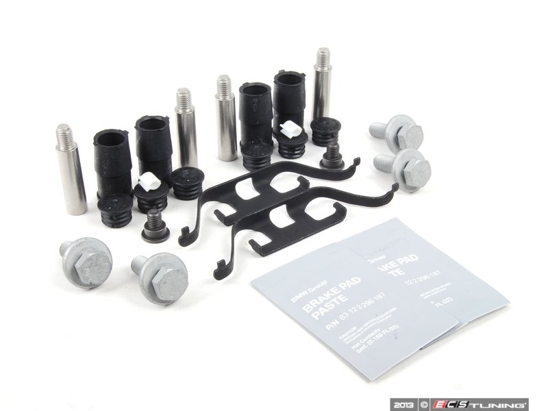 Genuine BMW 34211163399KT1 Rear Pad And Rotor Installation Kit