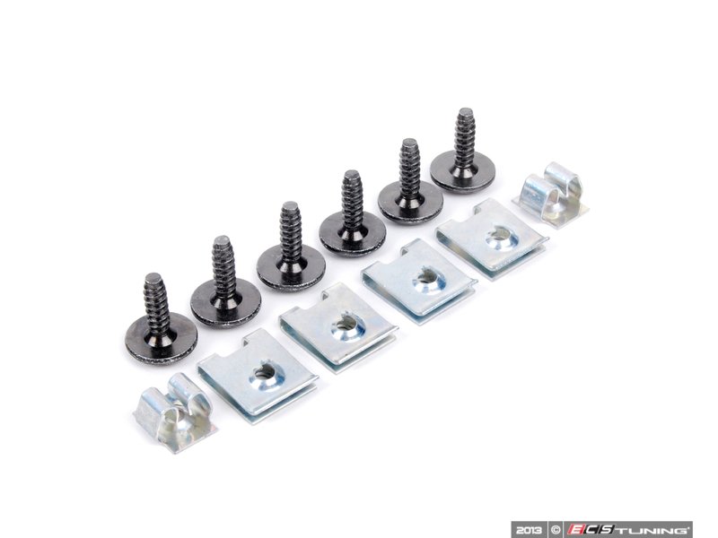 Assembled By ECS 1J0998238KT Belly Pan Installation Hardware Kit