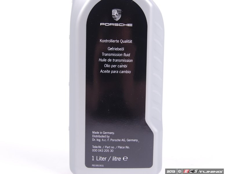 Genuine Porsche 00004320530 75W90 Transmission Fluid 1 Liter