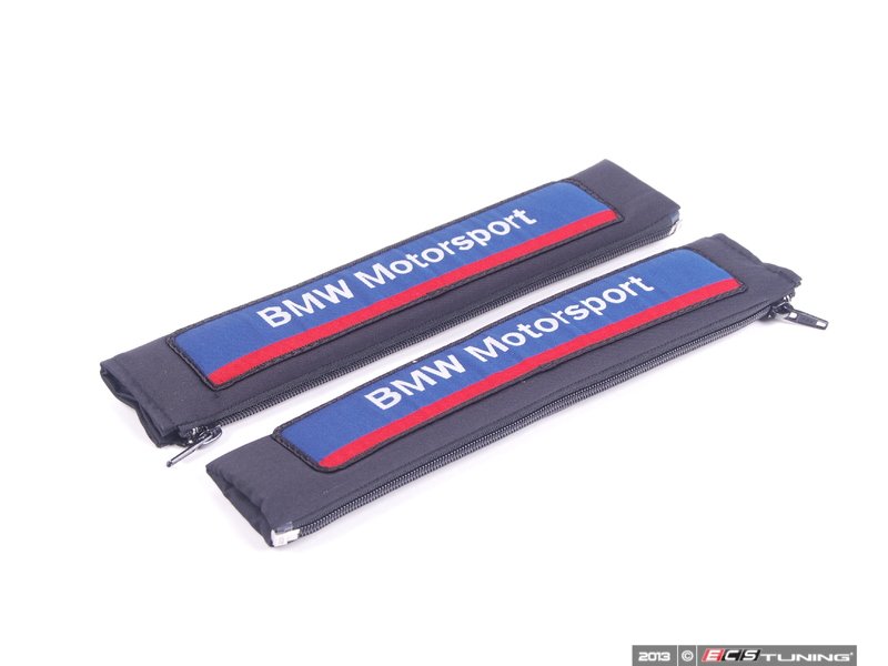 ECS News BMW Motorsport Seat Belt Pad Set