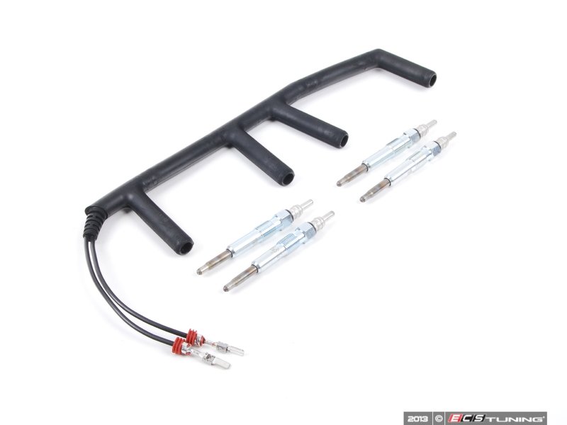 Genuine Volkswagen Audi 028971766ALHVWKT Glow Plug And Harness Service Kit