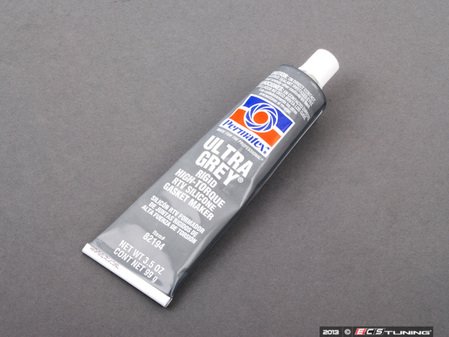 Permatex - 82194 - Oil Pan Gasket Silicon Sealant - Ultra Grey (3.5oz Tube)