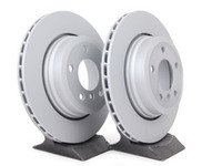 ES#252633 - 34213332217zimKT - Rear Brake Rotors - Pair (320x22) - A pair of replacement rotors - Zimmermann - BMW