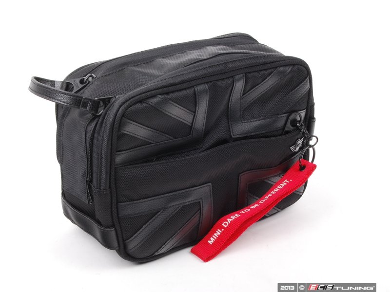 Genuine MINI 80222183859 MINI Black Jack Wash / Toiletry Bag