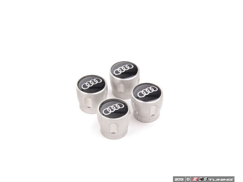 Genuine Volkswagen Audi 4L0071215A Audi Rings Valve Stem Cap