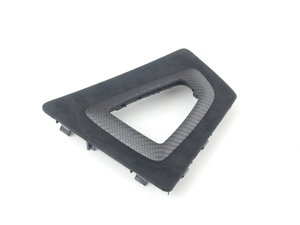 ES#2711875 - 51162343741 - Alcantara/Carbon Fiber Gearshift Trim Cover - The trim piece that goes around your shift boot, but with added style - Genuine BMW M Performance - BMW