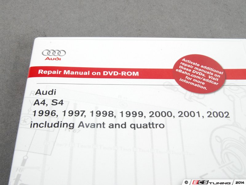 ECS News Audi B5 S4 Bentley Service Manual