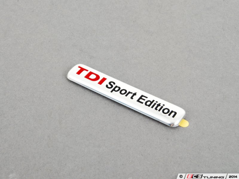 Genuine Volkswagen Audi 1JM853675BKTP "TDI Sport Edition" Emblem