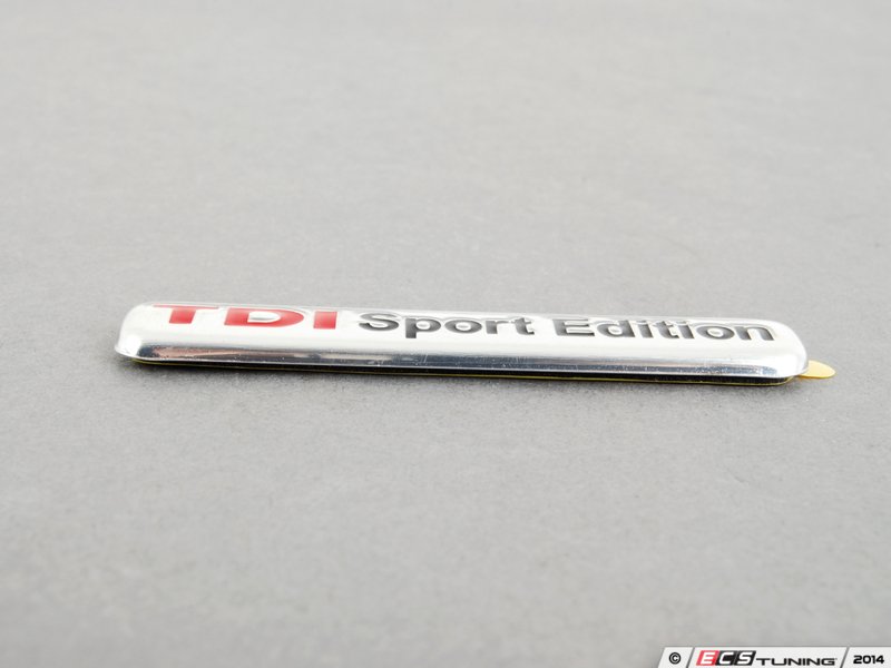 Genuine Volkswagen Audi 1JM853675BKTP "TDI Sport Edition" Emblem
