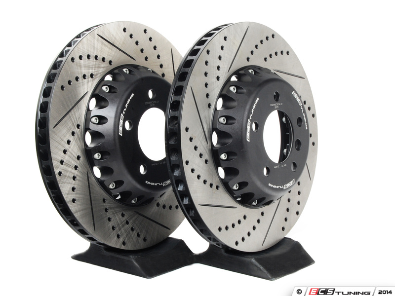ECS News 2 Piece Front Brake Rotors for BMW E90/E92/E93