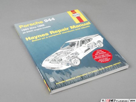 ES#2713478 - 80035 - Haynes Repair Manual - Porsche 944 (Single-Cam Engines, Including Turbo) - Based on a complete teardown and rebuild - Haynes - Porsche