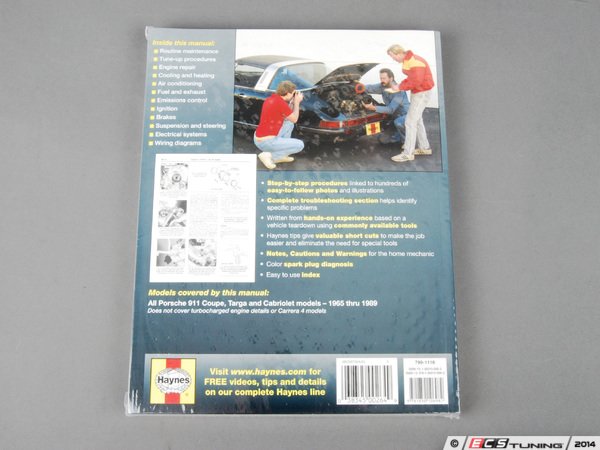 Haynes - 80020 - Haynes Repair Manual - Porsche 911 ('65-'89)