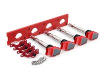 ES#2713407 - 002598ECS19KT - 2.0T Coil Pack Conversion Kit - Stage 2 - Includes wrinkle red conversion plate -w- red 2.0T coils and red hold down kit - ECS - Audi Volkswagen