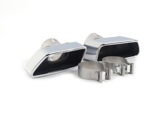 ES#2633600 - 18302298448 - M Sport Exhaust Tips - Add style and a high-performance look - Genuine BMW M Performance - BMW