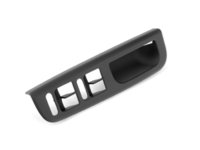 ES#9736 - 3b1867171ea94 - Grab Handle Window Switch Cover - Left (Driver) Satin Black - For 4 Door vehicles with power windows - Genuine Volkswagen Audi - Volkswagen